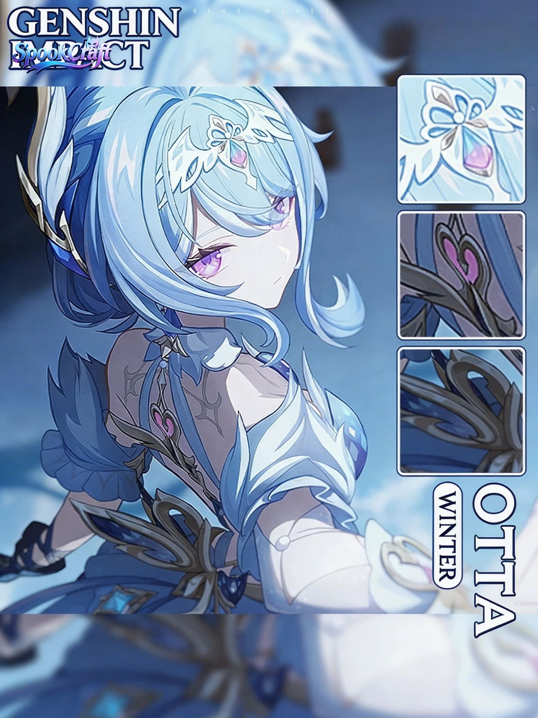New Arrival Pre-sale Genshin Impact Snezhnaya Odette Cos Full Set Women Winter Outfit Halloween Carnival Comic Con
New Arrival Pre-sale Genshin Impact Snezhnaya Odette Cos Full Set Women Winter Outfit Halloween Carnival Comic Con