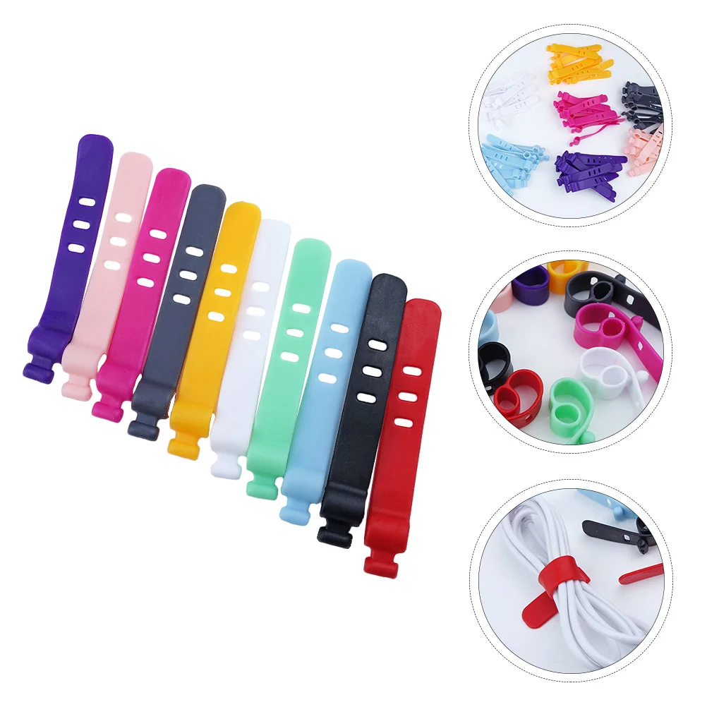50pcs Cable Organizer Cord Management Ties Adjustable Silicone Wire Cord Holders For Home Office Desktop Charging Cables
50pcs Cable Organizer Cord Management Ties Adjustable Silicone Wire Cord Holders For Home Office Desktop Charging Cables