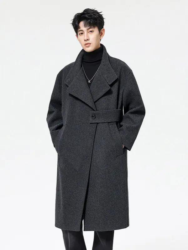 Мужское шерстяное пальто средней длины Ele: утепленное, осенне-зимнее, в британском стиле, повседневное, молодежное, модное
Мужское шерстяное пальто средней длины Ele: утепленное, осенне-зимнее, в британском стиле, повседневное, молодежное, модное