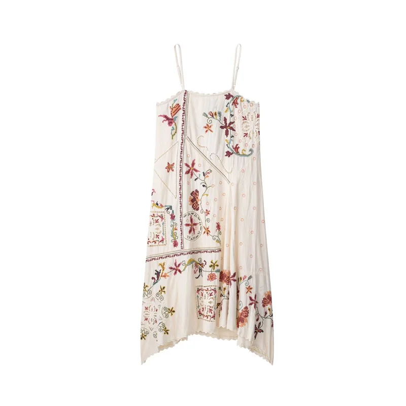 Teen Girl Dress Summer 2025 Embroidered Slip Dresses for Girl Asymmetrical Fashion Casual Chic Ladylike Girl Dress 14-18 Years
Teen Girl Dress Summer 2025 Embroidered Slip Dresses for Girl Asymmetrical Fashion Casual Chic Ladylike Girl Dress 14-18 Years