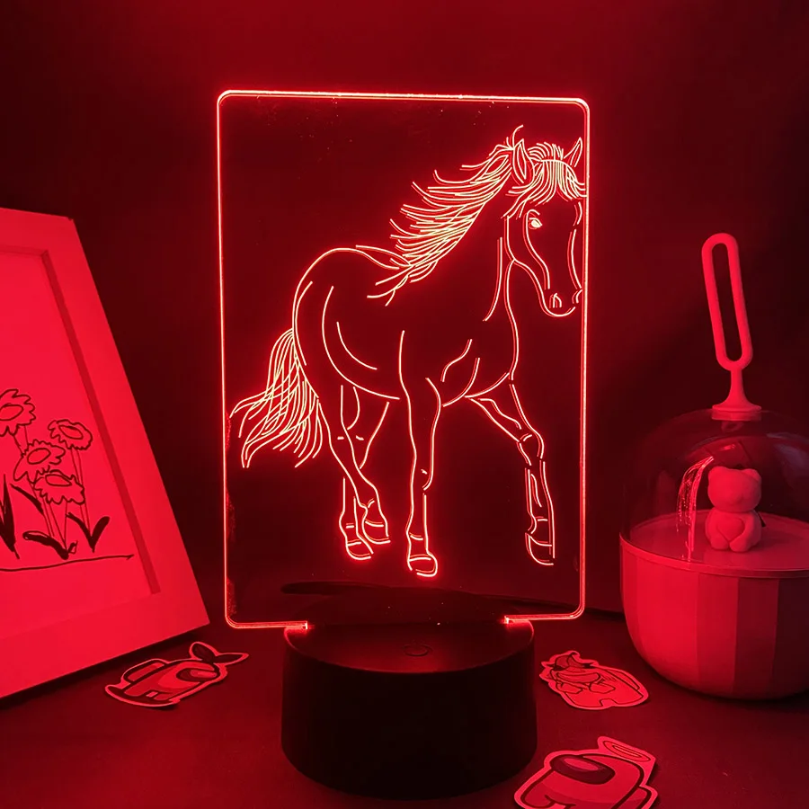 3D светодиодная неоновая Лавовая Лампа в виде животного, красивая лошадь, RGB, милые ночники, красочный подарок для детей, Kawai, спальня, настольное украшение
3D светодиодная неоновая Лавовая Лампа в виде животного, красивая лошадь, RGB, милые ночники, красочный подарок для детей, Kawai, спальня, настольное украшение