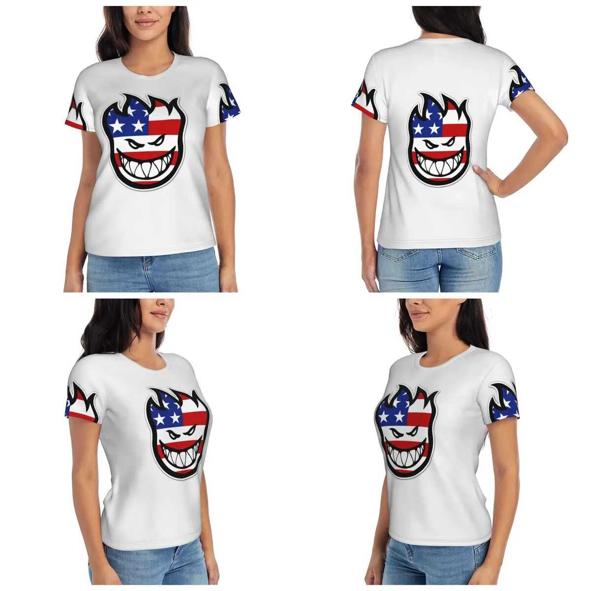 Spitfire Skate T-Shirt Women Short Sleeve T Shirts Round Neck Clothing Cotton Summer Tees Streetwear
Spitfire Skate T-Shirt Women Short Sleeve T Shirts Round Neck Clothing Cotton Summer Tees Streetwear