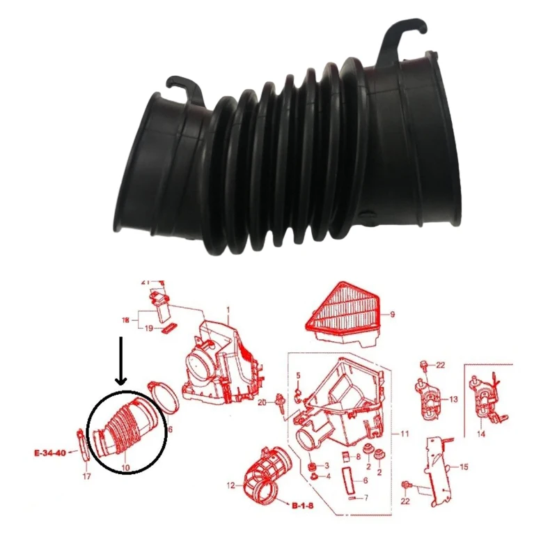 NEW For Honda CR-V CRV 1.6 Diesel Air Box To Turbo Air Intake Hose Pipe Tube 2001-2016 117228-R5Z-G01Car Accessories Replacement
NEW For Honda CR-V CRV 1.6 Diesel Air Box To Turbo Air Intake Hose Pipe Tube 2001-2016 117228-R5Z-G01Car Accessories Replacement