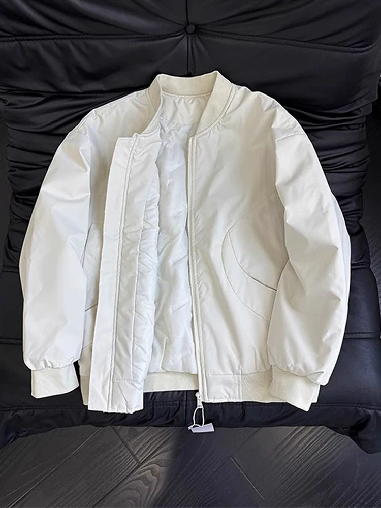 Американская деконструированная куртка-бомбер MA-1 из хлопка для мужчин, осенне-зимняя, модная, теплая, молодежная, свободного кроя
Американская деконструированная куртка-бомбер MA-1 из хлопка для мужчин, осенне-зимняя, модная, теплая, молодежная, свободного кроя