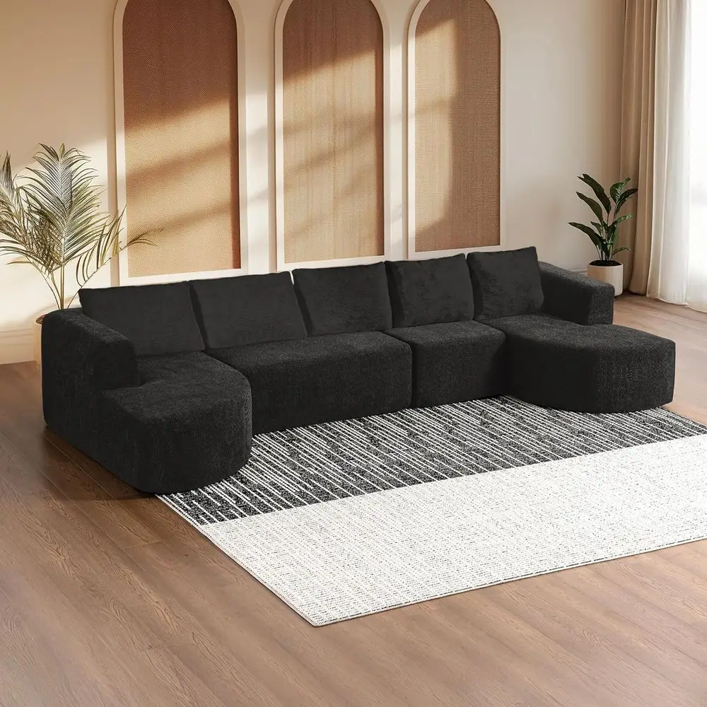 144 Grey Deep Seating Sectional Couch with Chaise, Comfortable Cloud Sofa, No Assembly Needed
144 Grey Deep Seating Sectional Couch with Chaise, Comfortable Cloud Sofa, No Assembly Needed