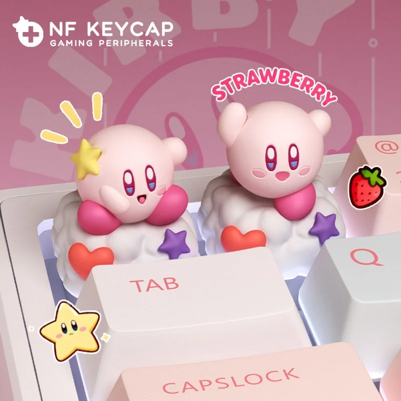 NF KEYCAP Kirby 3D Cute Custom Keycap Mechanical Keyboard ESC Keycap Strawberry Star Gaming Accessory For Gamers Keyboard Lovers
NF KEYCAP Kirby 3D Cute Custom Keycap Mechanical Keyboard ESC Keycap Strawberry Star Gaming Accessory For Gamers Keyboard Lovers