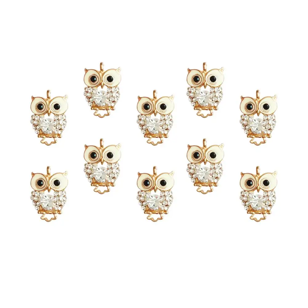 10 Pcs Owl Pendant Charm Jewelry Making Accessories DIY Craft Supplies Small Decorations Alloy Material Creative Gifts
10 Pcs Owl Pendant Charm Jewelry Making Accessories DIY Craft Supplies Small Decorations Alloy Material Creative Gifts