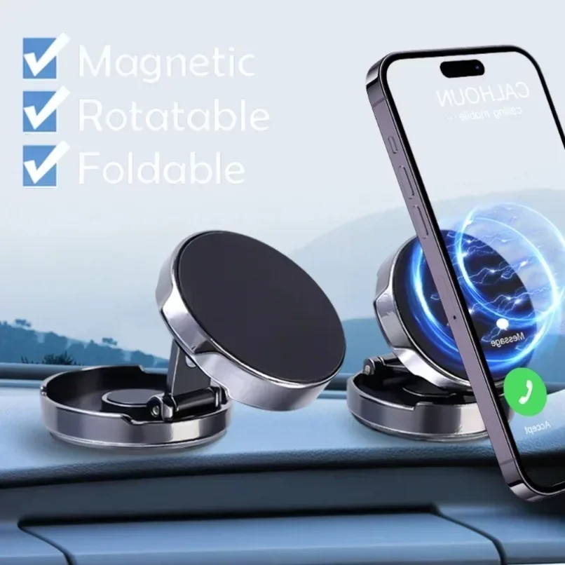 Universal Magnetic Car Phone Holder 360 Rotation Foldable Dashboard Mount For iPhone 17 Smart Phones Mount Holders Accessories
Universal Magnetic Car Phone Holder 360 Rotation Foldable Dashboard Mount For iPhone 17 Smart Phones Mount Holders Accessories
