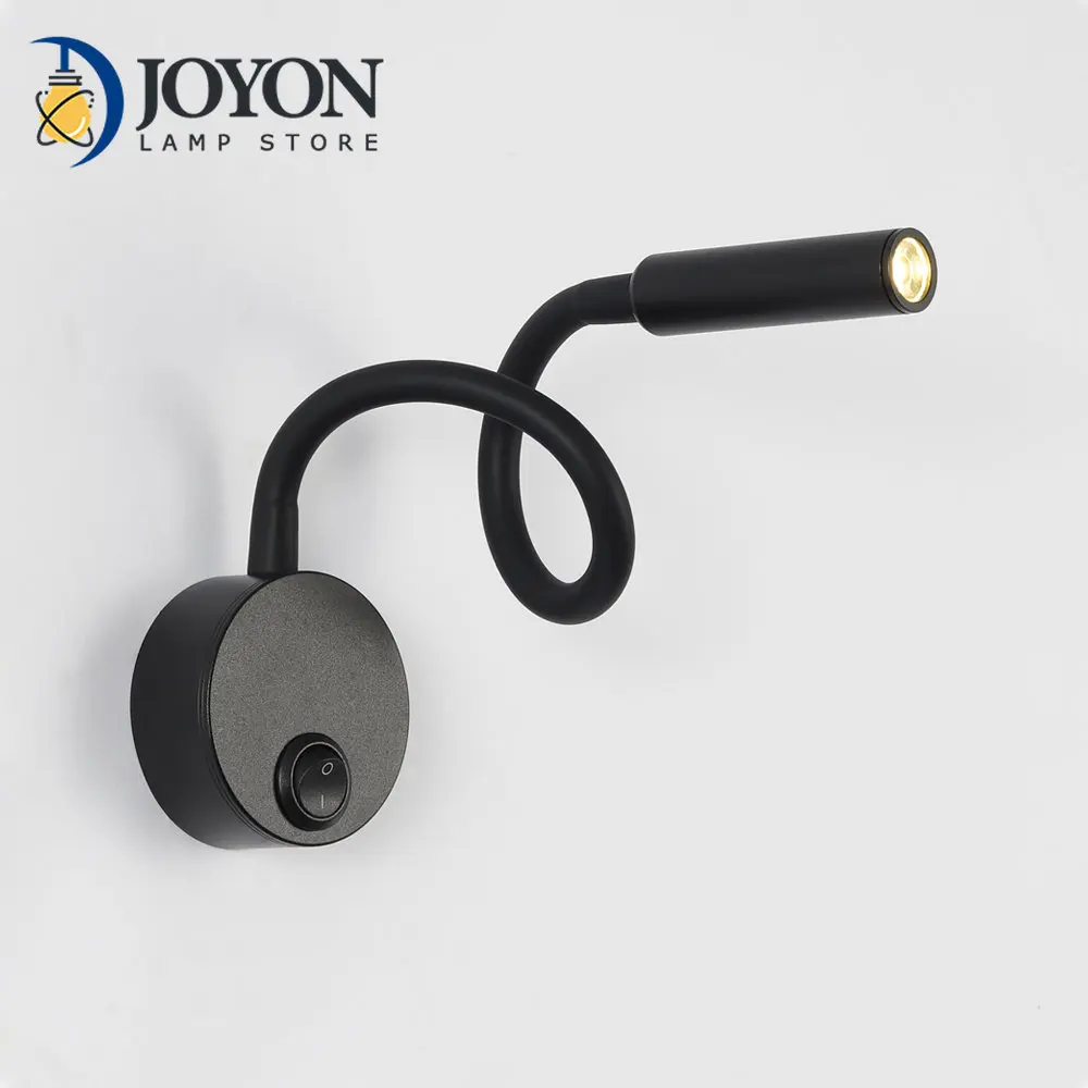 Modern Minimalist Bedside Reading Lamp LED Flexible Wall Night Sconces for Bedroom Study Hose Mounted Switch Rotatable Lighting
Modern Minimalist Bedside Reading Lamp LED Flexible Wall Night Sconces for Bedroom Study Hose Mounted Switch Rotatable Lighting