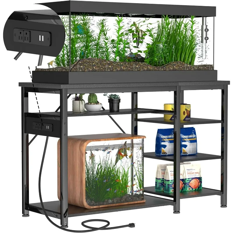 Fish Tank Stand, Heavy Duty Aquarium Stand with Power Outlets and Cabinet for Fish Tank Accessories Storage, 1000LBS Capacity
Fish Tank Stand, Heavy Duty Aquarium Stand with Power Outlets and Cabinet for Fish Tank Accessories Storage, 1000LBS Capacity