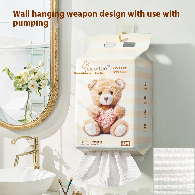 150/180Pcs Fulcotton Disposable Face Towel Hanging Face Towel Soft Absorbent Baby Face Wipe Hand Wash Towel For Children/adults 
150/180Pcs Fulcotton Disposable Face Towel Hanging Face Towel Soft Absorbent Baby Face Wipe Hand Wash Towel For Children/adults