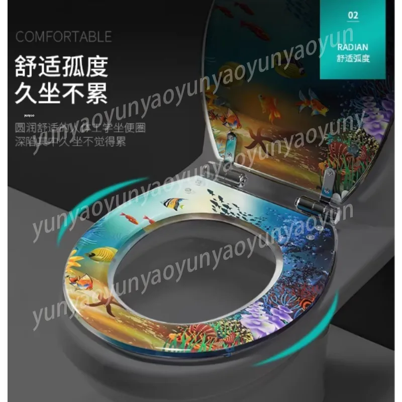 Универсальная утолщенная крышка для унитаза: бесшумная, быстросъемная, из полимерной смолы, комфортная, с плавным закрыванием, легко моется, долговечная
Универсальная утолщенная крышка для унитаза: бесшумная, быстросъемная, из полимерной смолы, комфортная, с плавным закрыванием, легко моется, долговечная