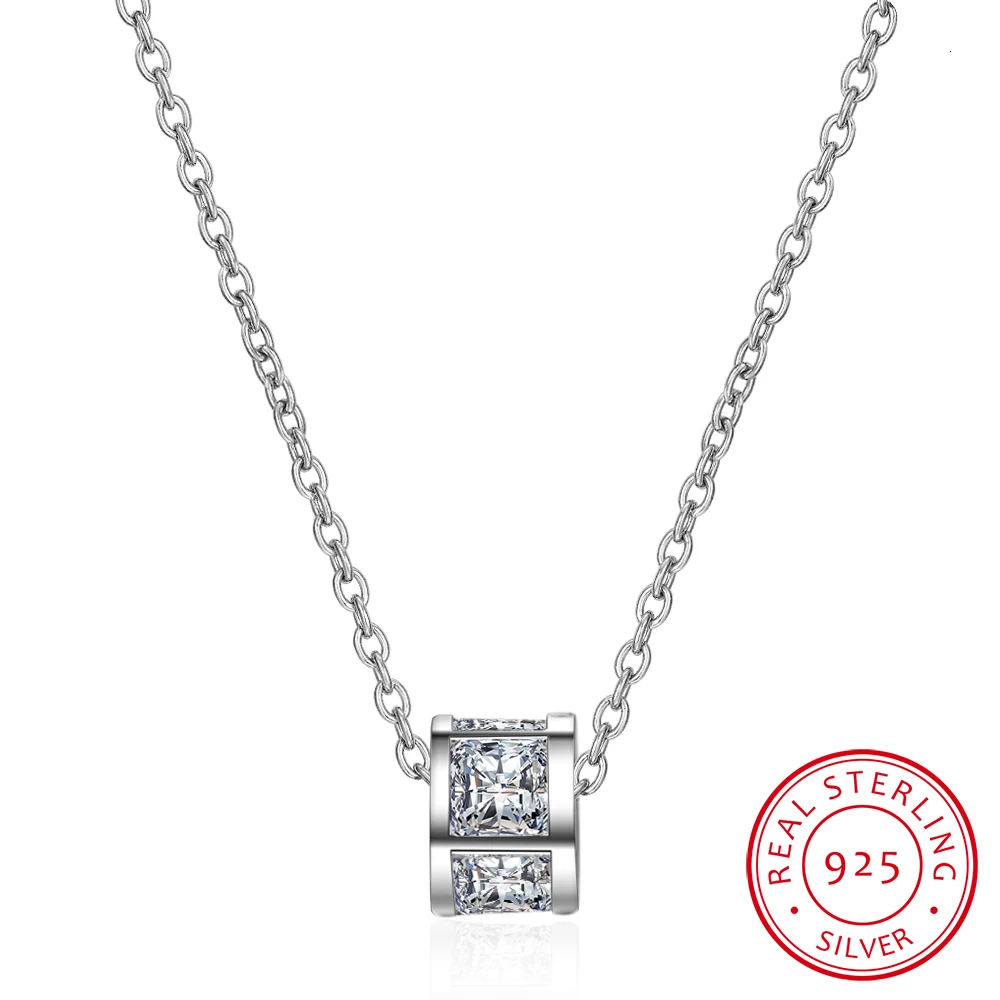 925 Sterling Silver Rotation Lucky Beads Necklaces & Pendants For Women Fashion Lady Festival Gift Fine Jewelry
925 Sterling Silver Rotation Lucky Beads Necklaces & Pendants For Women Fashion Lady Festival Gift Fine Jewelry