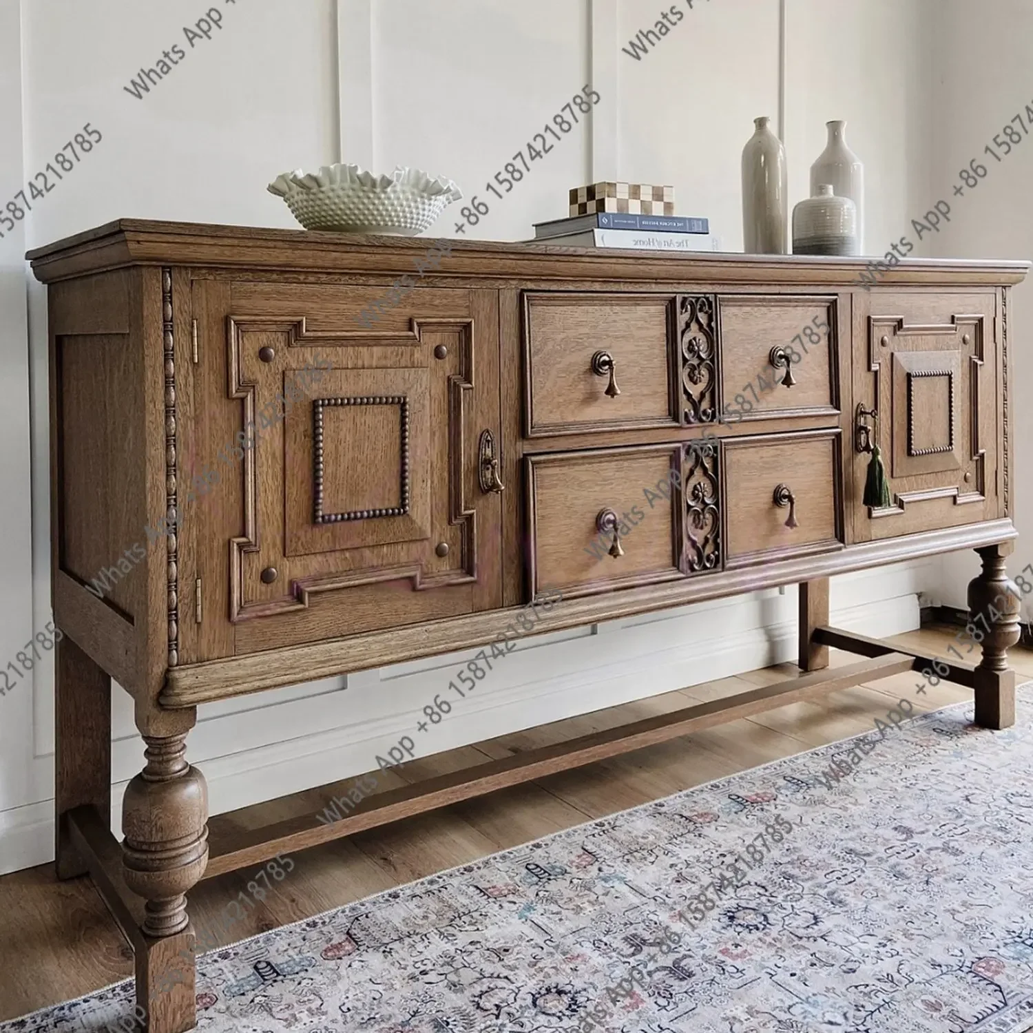 X French Solid Wood Porch Cabinet Retro Carved Storage Medieval Drawer Decorative Cabinet Wall Partition Dining Side Cabinet
X French Solid Wood Porch Cabinet Retro Carved Storage Medieval Drawer Decorative Cabinet Wall Partition Dining Side Cabinet