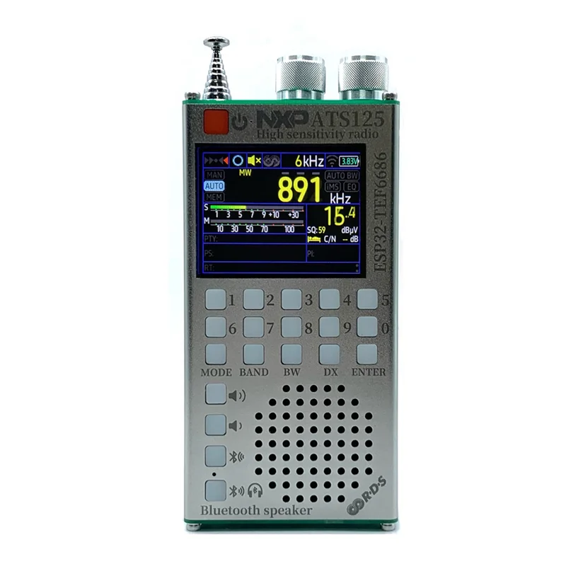 -A95Z Dual-Mode Bluetooth Stereo ESP32 Radio Receiver FM/SW/MW/LW With NXP TEF6686 Chip,
-A95Z Dual-Mode Bluetooth Stereo ESP32 Radio Receiver FM/SW/MW/LW With NXP TEF6686 Chip,