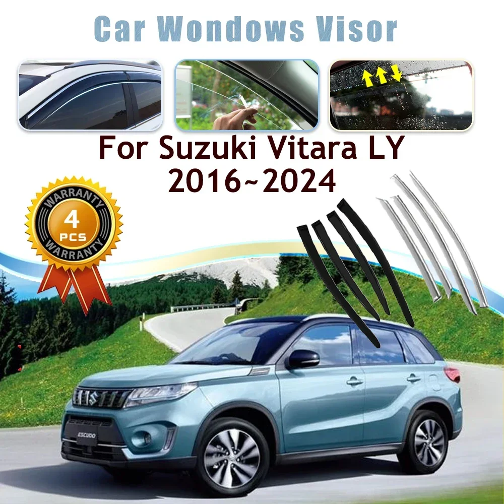 Козырек на окно автомобиля для Suzuki Vitara эскудо LY MK4 2016 ~ 2024 черный прозрачный солнцезащитный козырек для снега дефлектор лобовое стекло автомобильные аксессуары
Козырек на окно автомобиля для Suzuki Vitara эскудо LY MK4 2016 ~ 2024 черный прозрачный солнцезащитный козырек для снега дефлектор лобовое стекло автомобильные аксессуары