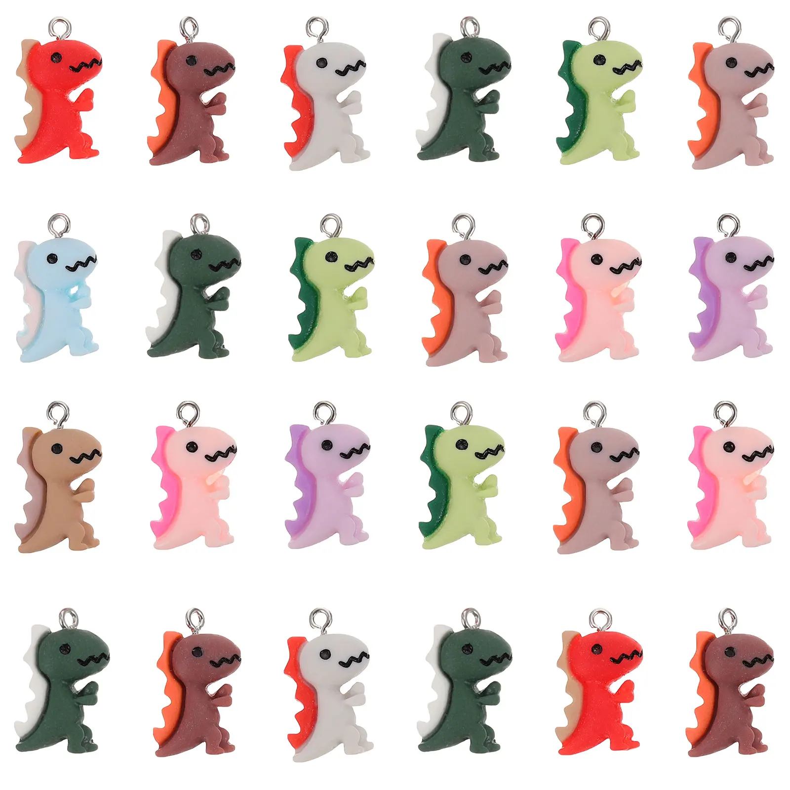 50pcs Colorful Dinosaur Pendant Beads Resin Charms for DIY Jewelry Making Bracelets Necklaces Keychains Bag Accessories Craft
50pcs Colorful Dinosaur Pendant Beads Resin Charms for DIY Jewelry Making Bracelets Necklaces Keychains Bag Accessories Craft