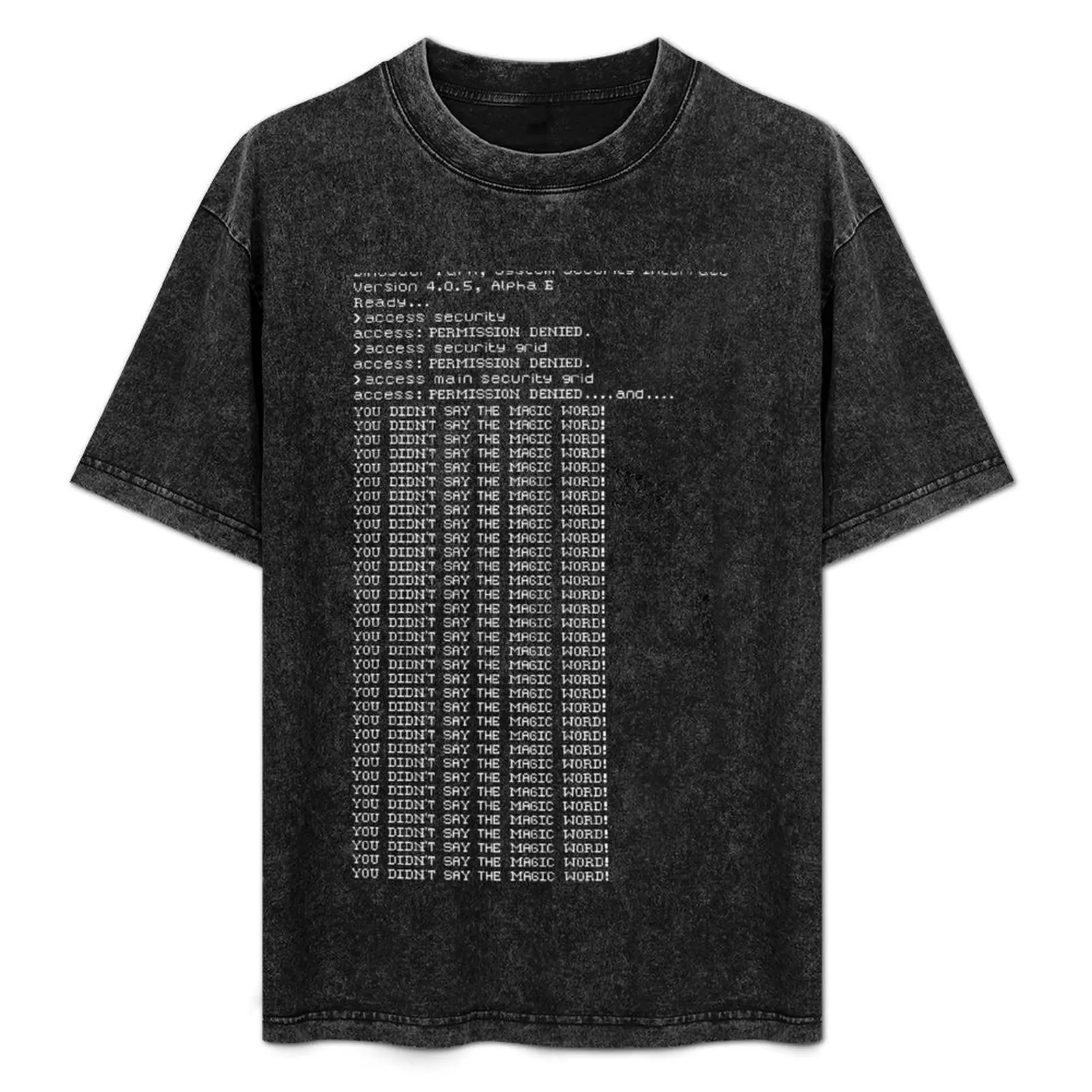 YOU DIDNT SAY THE MAGIC WORD! T-Shirt Casual All Match Short Sleeve T-Shirt
YOU DIDNT SAY THE MAGIC WORD! T-Shirt Casual All Match Short Sleeve T-Shirt
