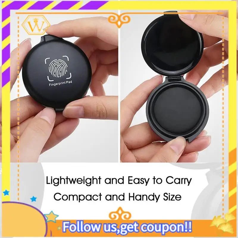Latest-Fingerprint Ink Pad No-Wash Quick-Drying Portable Quick-Drying Ink Pad Red 1 Piece Plastic
Latest-Fingerprint Ink Pad No-Wash Quick-Drying Portable Quick-Drying Ink Pad Red 1 Piece Plastic