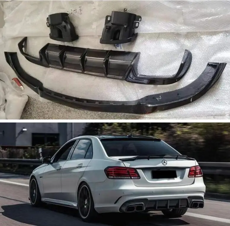Rear Bumper Diffuser & Exhaust Tips& Front lip For Mercedes Benz W212 E63 AMG 2014 2015 2016 Trunk Door Lip Spoiler Carbon Fiber
Rear Bumper Diffuser & Exhaust Tips& Front lip For Mercedes Benz W212 E63 AMG 2014 2015 2016 Trunk Door Lip Spoiler Carbon Fiber