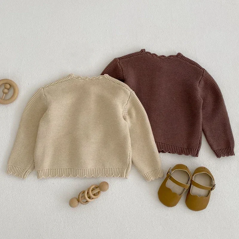 Toddler Baby Girls Knitted Cardigan Clothes for Spring Autumn Solid O-Neck Kids Knitwear Sweater Coat
Toddler Baby Girls Knitted Cardigan Clothes for Spring Autumn Solid O-Neck Kids Knitwear Sweater Coat