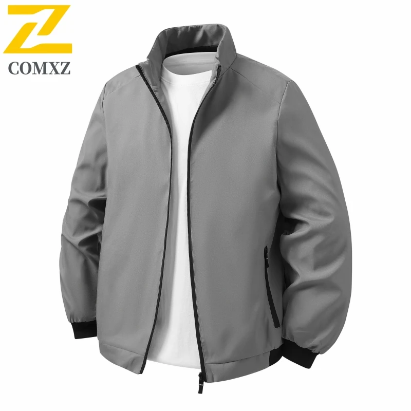 2025 Autumn Men's Jacket Thin Breathable Stand Up Collar Solid Color Baseball Jacket Outdoor Loose and Versatile Men's Clothing
2025 Autumn Men's Jacket Thin Breathable Stand Up Collar Solid Color Baseball Jacket Outdoor Loose and Versatile Men's Clothing
