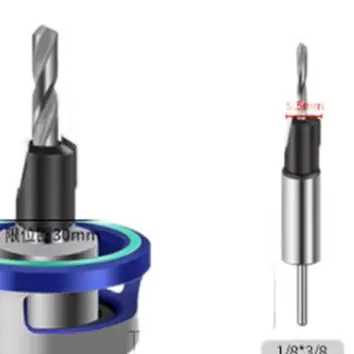 4-Flute Countersink Drill Bit with Adjustable Depth Stop for Wood Metal Plastic 6542 Steel Aluminum Alloy Construction
4-Flute Countersink Drill Bit with Adjustable Depth Stop for Wood Metal Plastic 6542 Steel Aluminum Alloy Construction