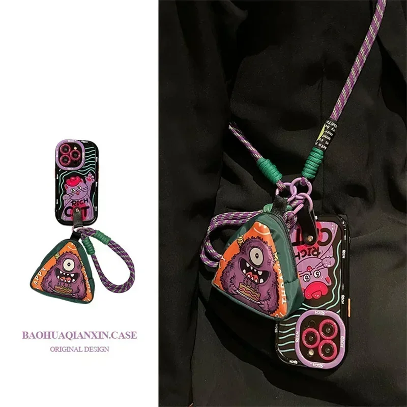 New suitable for iPhone 14Promax lucky cat monster earphone case 13pro weaving crossbody 12 11 all inclusive protection cover
New suitable for iPhone 14Promax lucky cat monster earphone case 13pro weaving crossbody 12 11 all inclusive protection cover