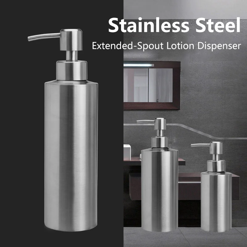 Stainless Steel Hand Wash Dispenser Portable Anti-rust Replacement Refillable Washable Reusable Stylish Home Bathroom Bottle
Stainless Steel Hand Wash Dispenser Portable Anti-rust Replacement Refillable Washable Reusable Stylish Home Bathroom Bottle