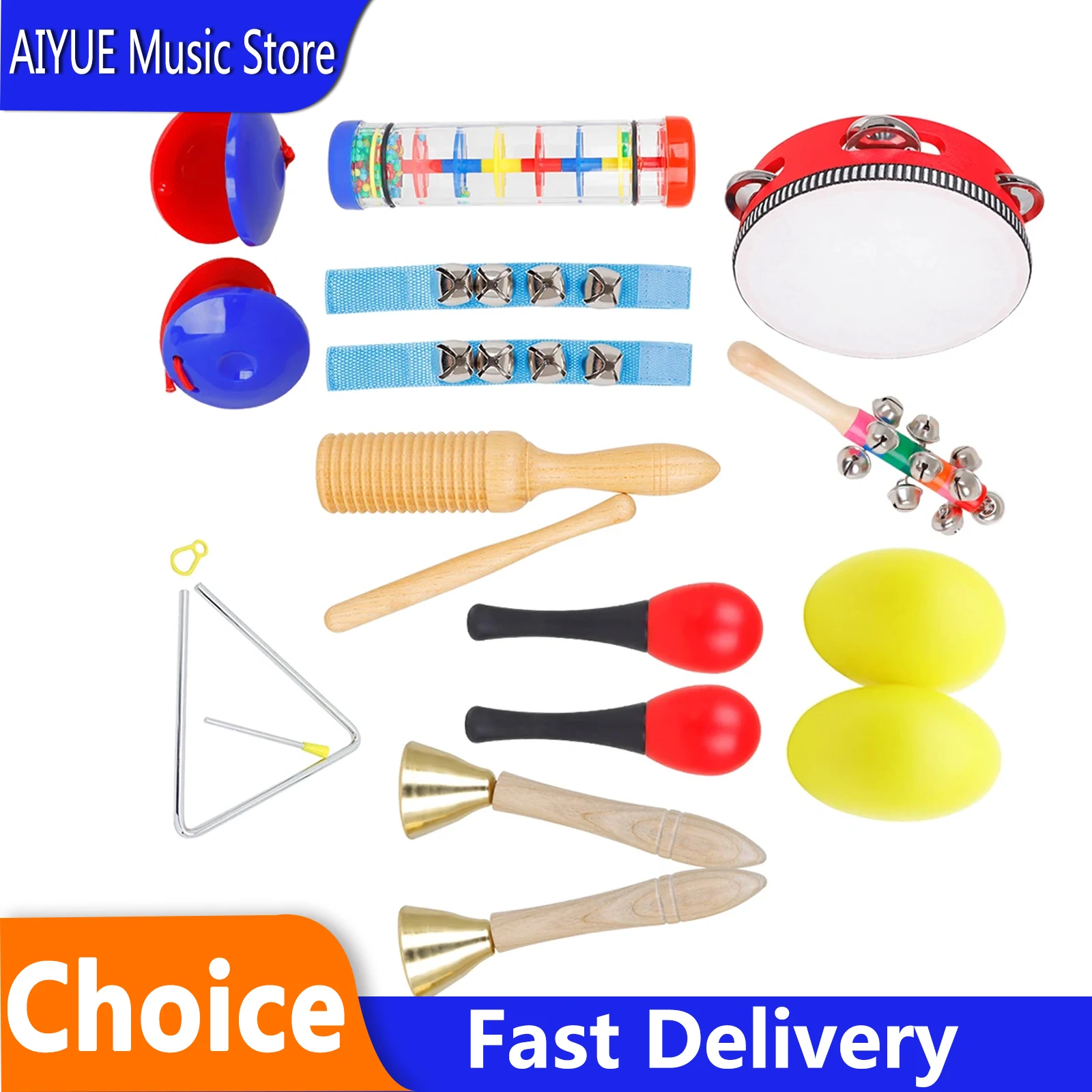 Orff Hand Held Bell Rattles Fish-Shape Tambourine Percussion With Double Metal Jingle Children Educational For Party Games Orff
Orff Hand Held Bell Rattles Fish-Shape Tambourine Percussion With Double Metal Jingle Children Educational For Party Games Orff