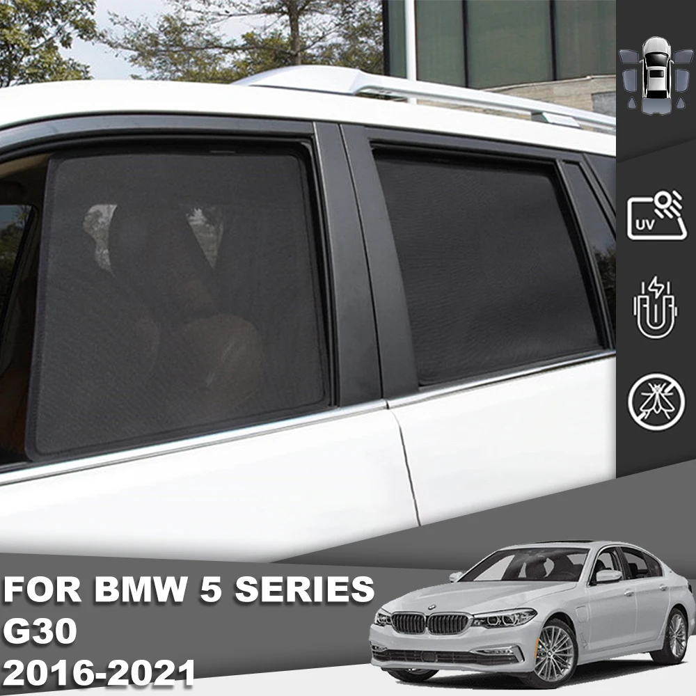 Magnetic Car SunShade For BMW 5 Series G30 2017-2023 Front Windshield Curtain Cover Rear Side Baby Window Mesh Sun shade Visor
Magnetic Car SunShade For BMW 5 Series G30 2017-2023 Front Windshield Curtain Cover Rear Side Baby Window Mesh Sun shade Visor