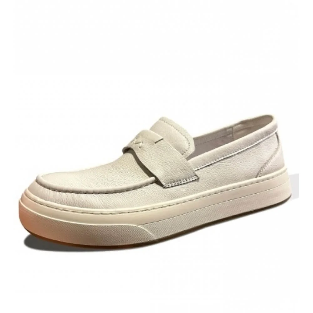 Men’s Cream White Leather Loafers, Breathable Anti-Slip Casual Slip-On Shoes for All Occasions
Men’s Cream White Leather Loafers, Breathable Anti-Slip Casual Slip-On Shoes for All Occasions