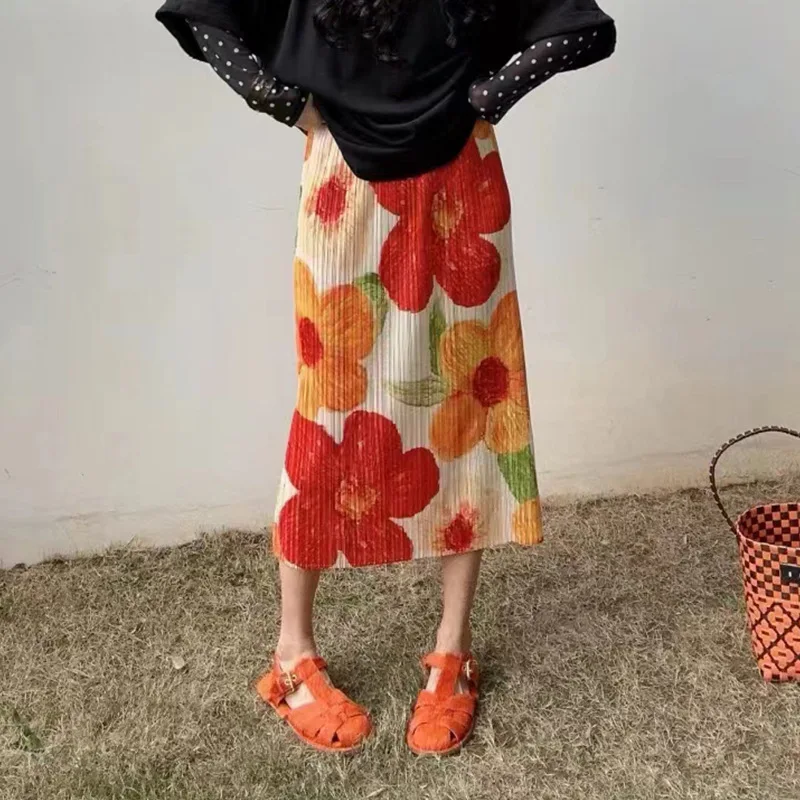 Painted Floral Pleated Skirt High Waist Casual Office Lady Skirt Holiday Sweet 2024 Summer New in Woman Clothing
Painted Floral Pleated Skirt High Waist Casual Office Lady Skirt Holiday Sweet 2024 Summer New in Woman Clothing