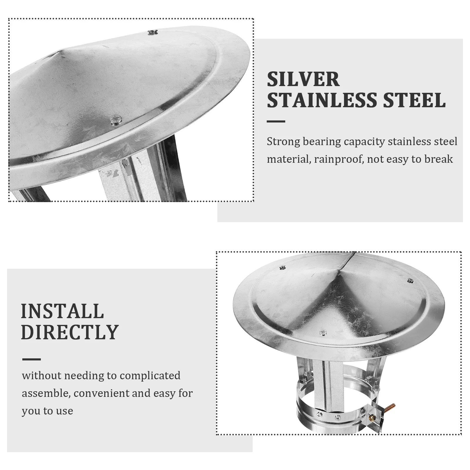 Chimney Flashing Cap Spark Arrestor Hvac Furnace Roof Vent Cover for Chiminea Windshield
Chimney Flashing Cap Spark Arrestor Hvac Furnace Roof Vent Cover for Chiminea Windshield