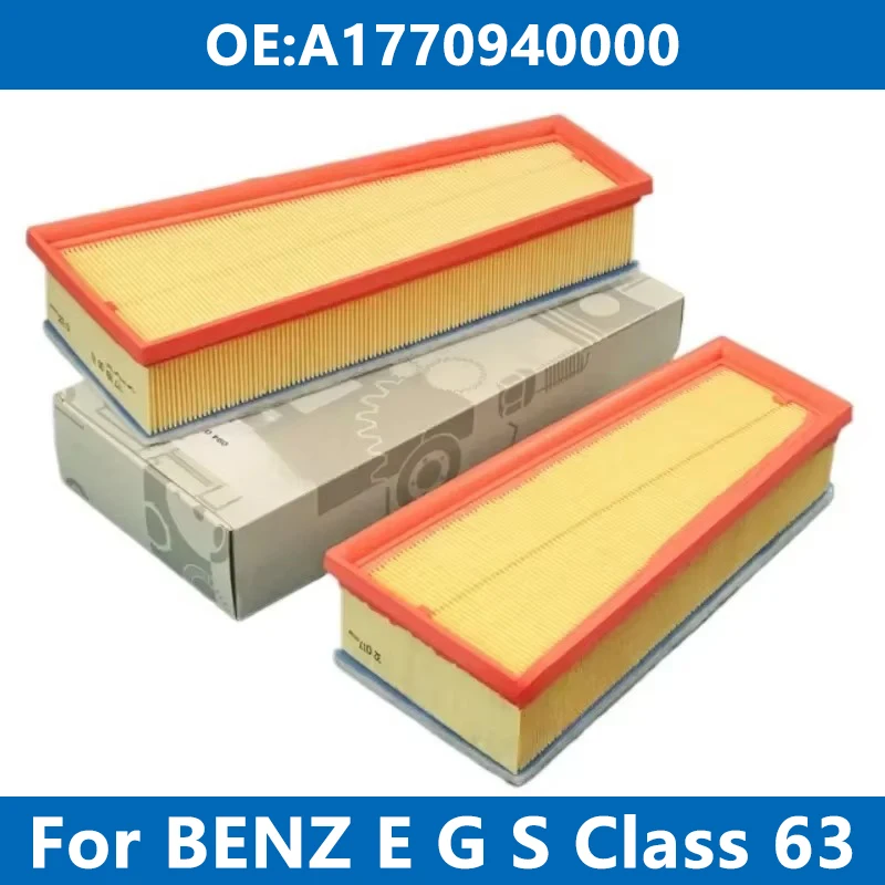 Car Engine Air Filter Element A1770940000 For Mercedes Benz W213 W463 W222 E63 S63 G63 GLE63 GLS580 AMG GT 4.0T M177 2017-
Car Engine Air Filter Element A1770940000 For Mercedes Benz W213 W463 W222 E63 S63 G63 GLE63 GLS580 AMG GT 4.0T M177 2017-