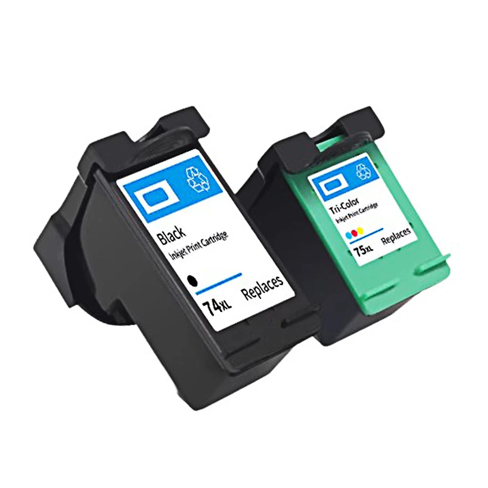for HP 75 74 Compatible Ink Cartridges Replace for HP Photosmart C4200 C4480 C4580 C4380 C4385 C4280 C4345 printers For hp74 75
for HP 75 74 Compatible Ink Cartridges Replace for HP Photosmart C4200 C4480 C4580 C4380 C4385 C4280 C4345 printers For hp74 75