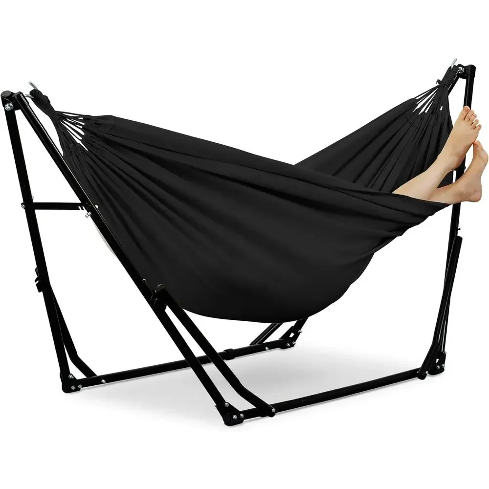 Portable Heavy-Duty Hammock Chair with Stand, 550 lbs Capacity, Easy Setup, Carry Bag Included, Ideal for Travel, Beach, and Bac
Portable Heavy-Duty Hammock Chair with Stand, 550 lbs Capacity, Easy Setup, Carry Bag Included, Ideal for Travel, Beach, and Bac