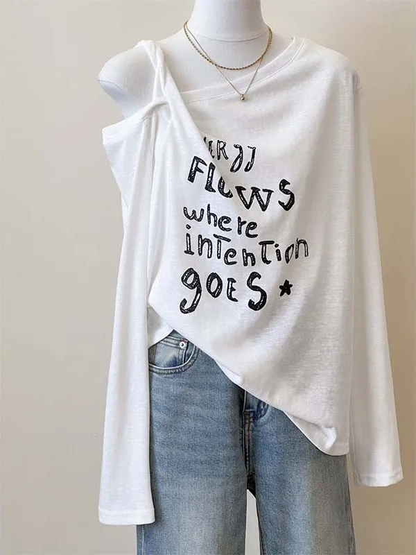 Белый женский свободный длинный топ с косым воротником и буквенным принтом T irt, верхняя одежда ранней осени в Корейском стиле
Белый женский свободный длинный топ с косым воротником и буквенным принтом T irt, верхняя одежда ранней осени в Корейском стиле