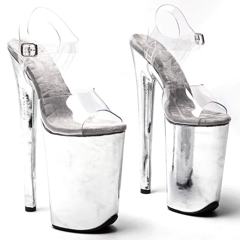 Peep Toe 23CM/9inches PU Upper Plating Platform Sexy High Heels Sandals Pole Dance Shoes 075
Peep Toe 23CM/9inches PU Upper Plating Platform Sexy High Heels Sandals Pole Dance Shoes 075