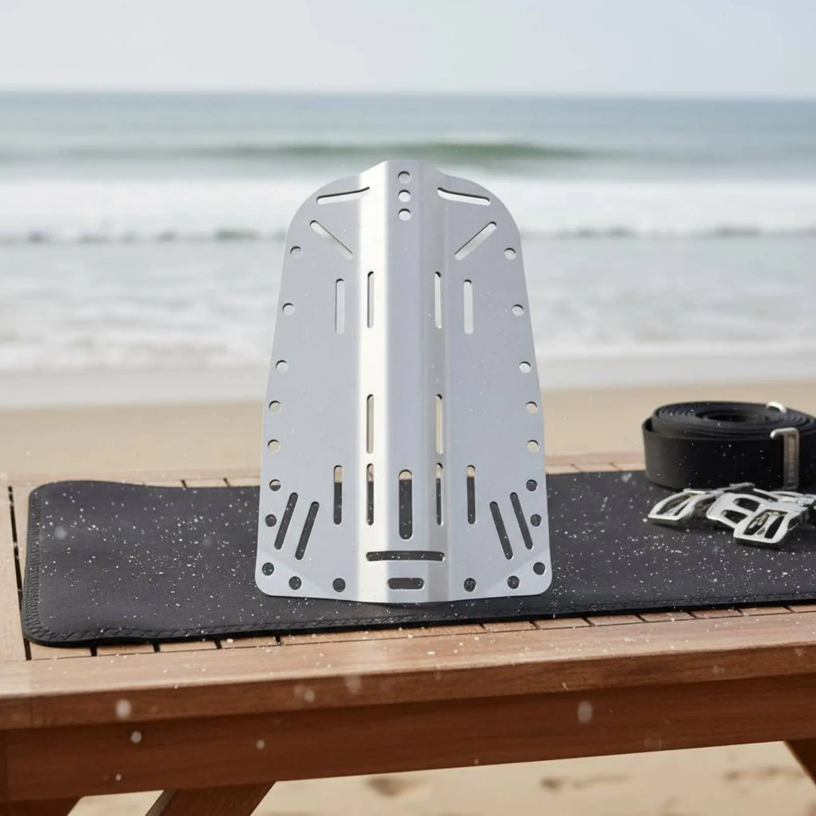 Underwater Diving Backplate Seawater Aluminum BCD Backplate Backmount Diving Plate Anodized Finish
Underwater Diving Backplate Seawater Aluminum BCD Backplate Backmount Diving Plate Anodized Finish