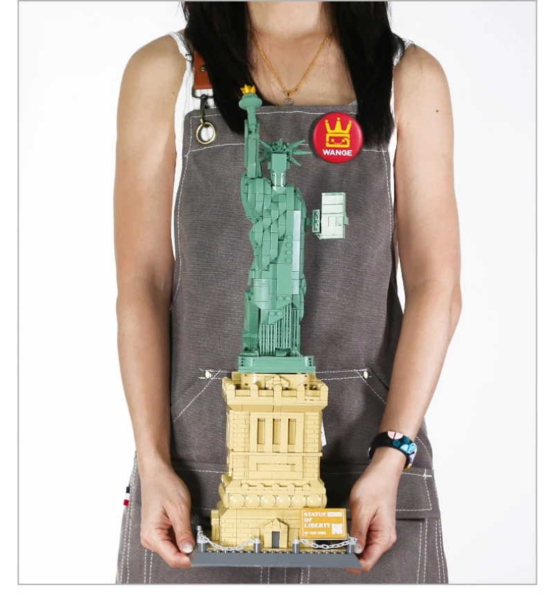 1409PCS Architecture Statue of Liberty Large Collection Building Blocks Set Model Gift for Kids and Adults Compatible
1409PCS Architecture Statue of Liberty Large Collection Building Blocks Set Model Gift for Kids and Adults Compatible