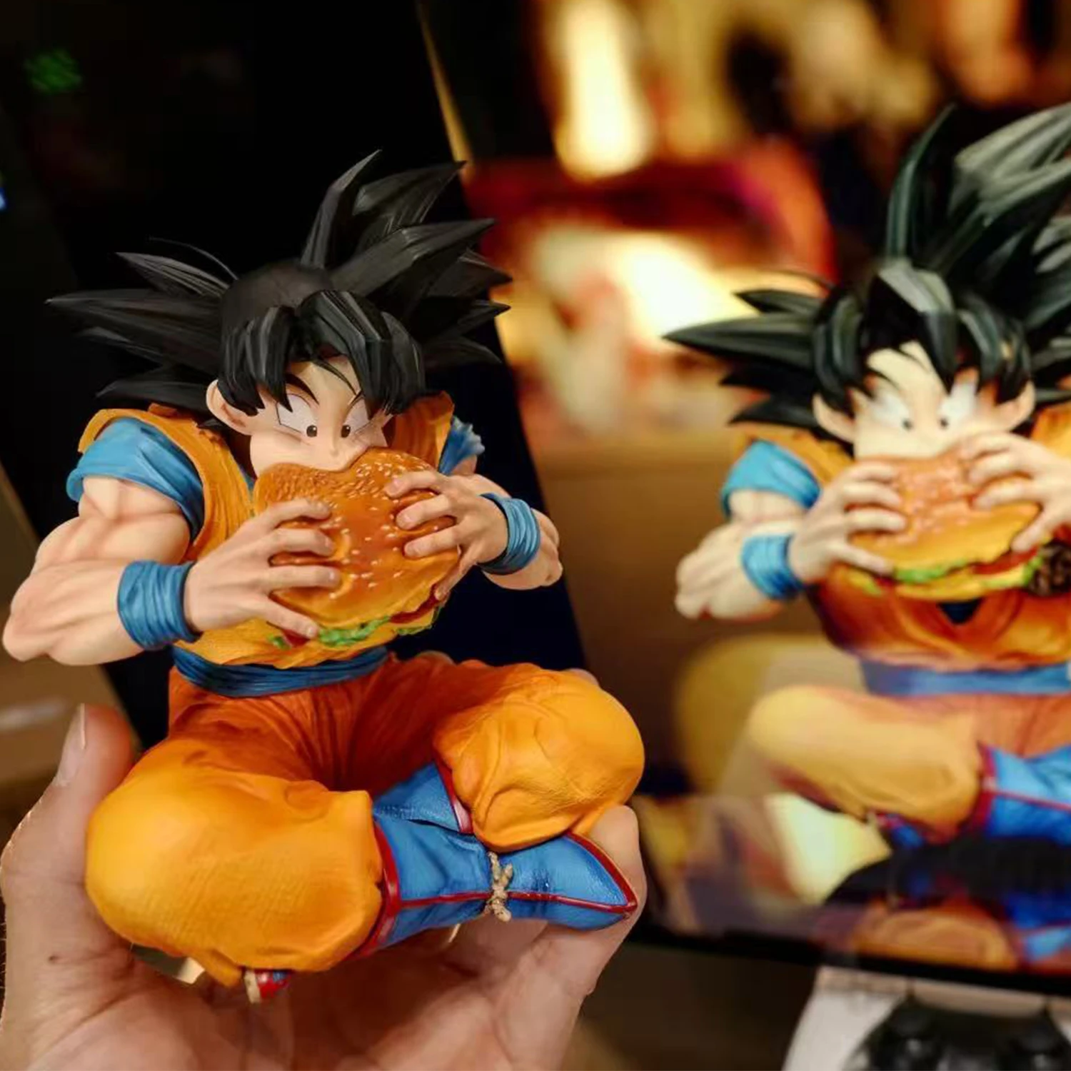 Аниме-фигурка Dragon Ball от JJ Studio: Сон Гоку в образе гамбургера, 15 см, ПВХ-статуэтка, украшение для комнаты, коллекционная модель, игрушка, подарок
Аниме-фигурка Dragon Ball от JJ Studio: Сон Гоку в образе гамбургера, 15 см, ПВХ-статуэтка, украшение для комнаты, коллекционная модель, игрушка, подарок