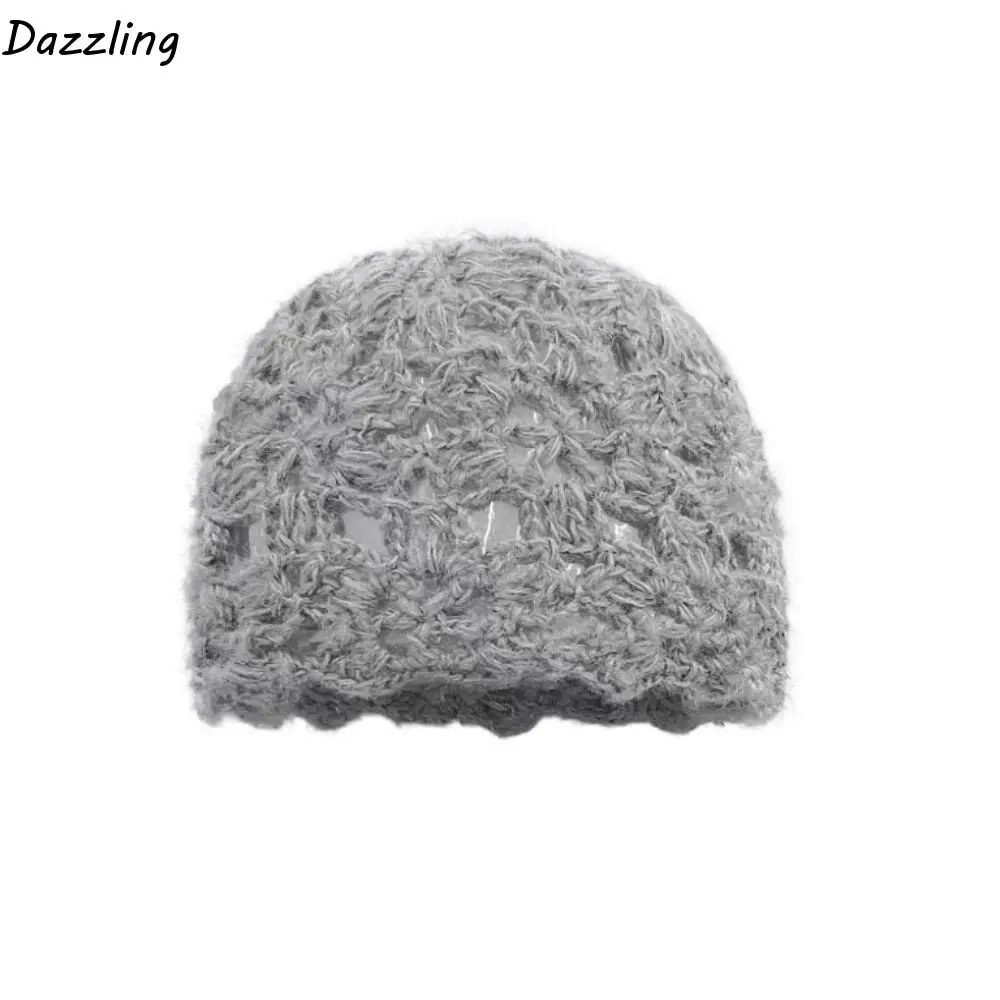 Sweet Solid Color Crochet Flower Hat Hollow Weave Knitted Pullover Hat Handmade Short-brimmed Beanies Cap Outdoor
Sweet Solid Color Crochet Flower Hat Hollow Weave Knitted Pullover Hat Handmade Short-brimmed Beanies Cap Outdoor