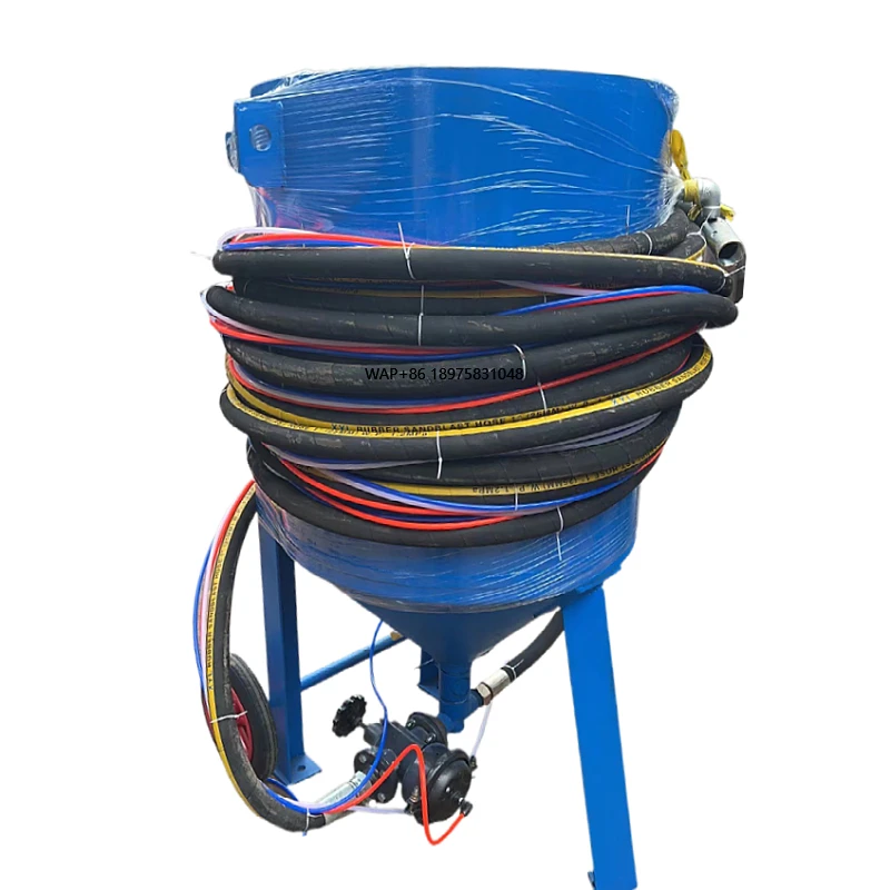 High Pressure Dry Sand Blasting Pot Sandblaster Sandblasting Machine
High Pressure Dry Sand Blasting Pot Sandblaster Sandblasting Machine
