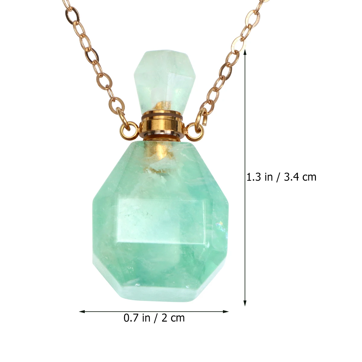 Wishing Bottle Pendant Perfume Container Hanging Necklace Crystal Decorations Jewelry Necklaces Mini Crystal Bottle Natural
Wishing Bottle Pendant Perfume Container Hanging Necklace Crystal Decorations Jewelry Necklaces Mini Crystal Bottle Natural