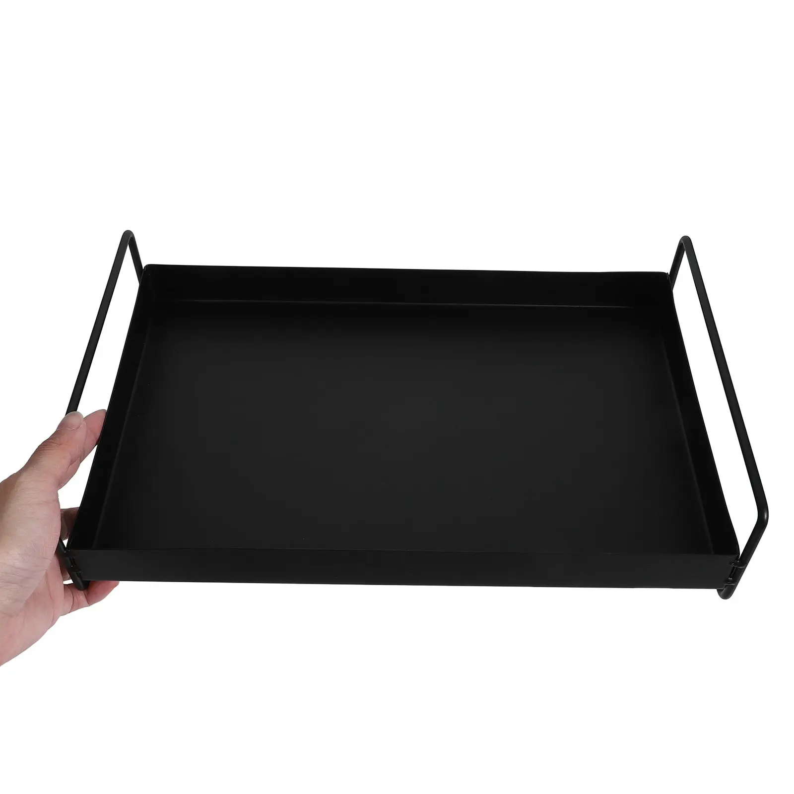 Metal Serving Tray Rectangular with Side Handles Simple Elegant Fruit Snack Plate for Home Office Party Picnic
Metal Serving Tray Rectangular with Side Handles Simple Elegant Fruit Snack Plate for Home Office Party Picnic