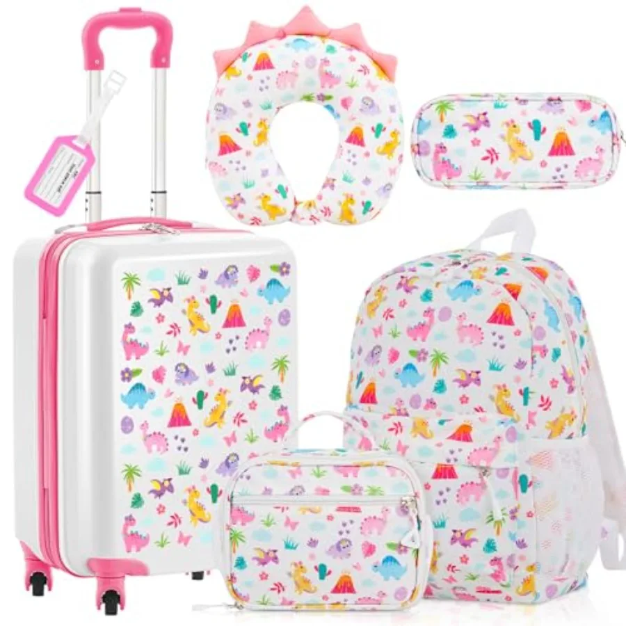 6 Pcs Luggage Set Rolling Luggage Double Pattern Suitcase for Boys Girls
6 Pcs Luggage Set Rolling Luggage Double Pattern Suitcase for Boys Girls