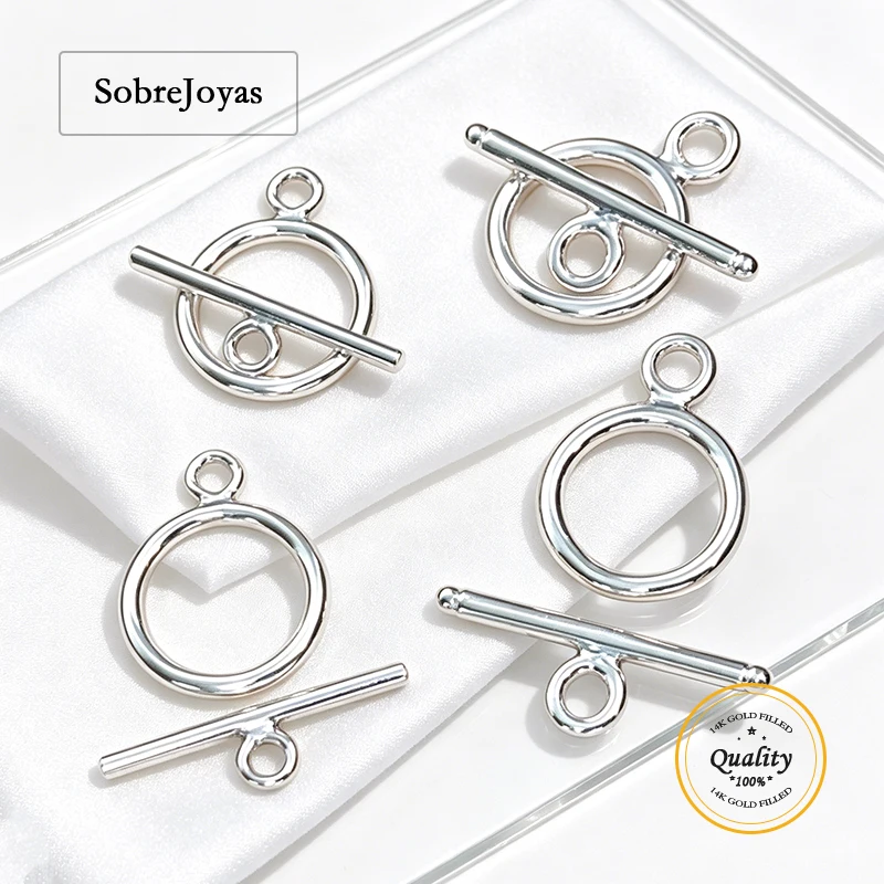 925 Sterling Silver Ring Toggle Set Charm 9MM/11MM Pendant Clasp for DIY Bracelet Necklace Jewelry Findings
925 Sterling Silver Ring Toggle Set Charm 9MM/11MM Pendant Clasp for DIY Bracelet Necklace Jewelry Findings