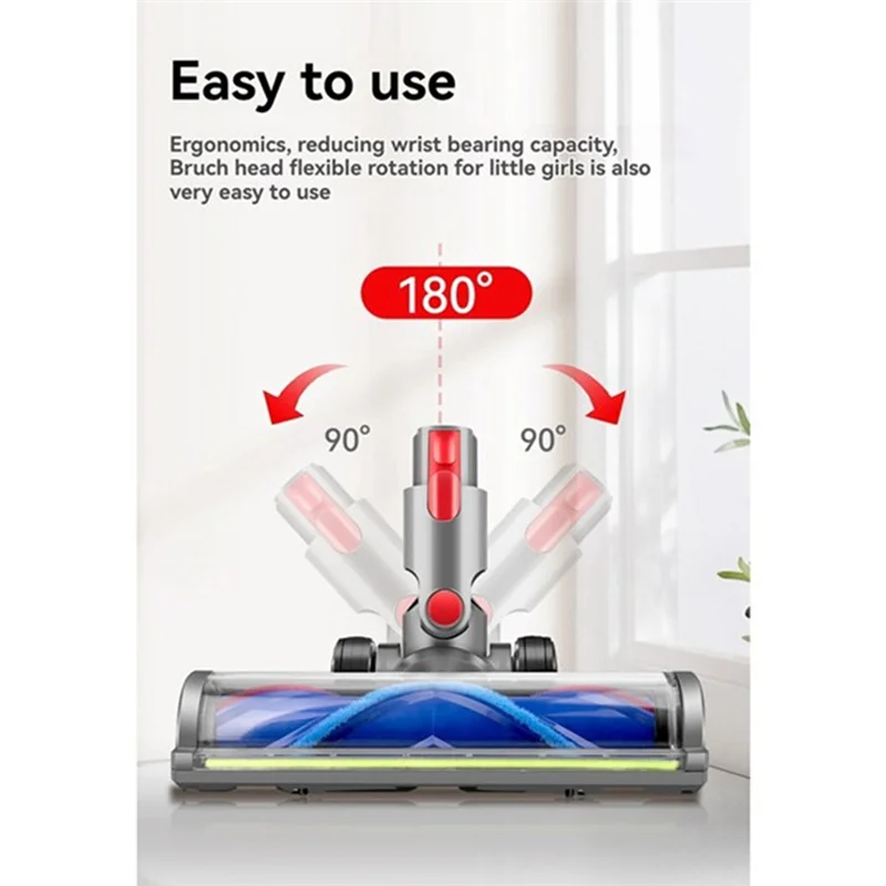 KEOL-For Dyson V7 V8 V10 V11 V15 Vacuum Attachments With Green LED Lights V Shape Bristle Soft Roller Brush Floor Head Kit
KEOL-For Dyson V7 V8 V10 V11 V15 Vacuum Attachments With Green LED Lights V Shape Bristle Soft Roller Brush Floor Head Kit