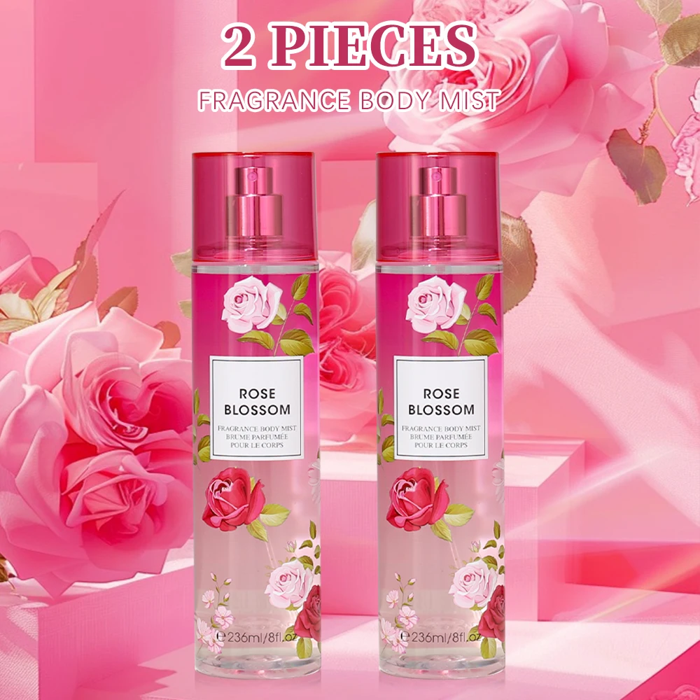 Women's Body Spray 2pcs 8 Fl Oz Hair & Body Fragrance Mist For Women, Long-Lasting Perfume Spray, Perfect For Dating, Daily Life
Women's Body Spray 2pcs 8 Fl Oz Hair & Body Fragrance Mist For Women, Long-Lasting Perfume Spray, Perfect For Dating, Daily Life